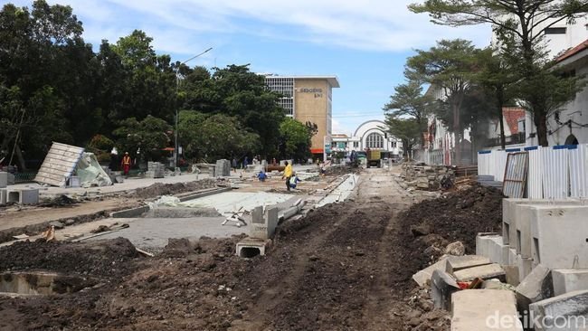 Revitalisasi Trotoar Pusat Kota Ditargetkan Rampung Akhir Tahun