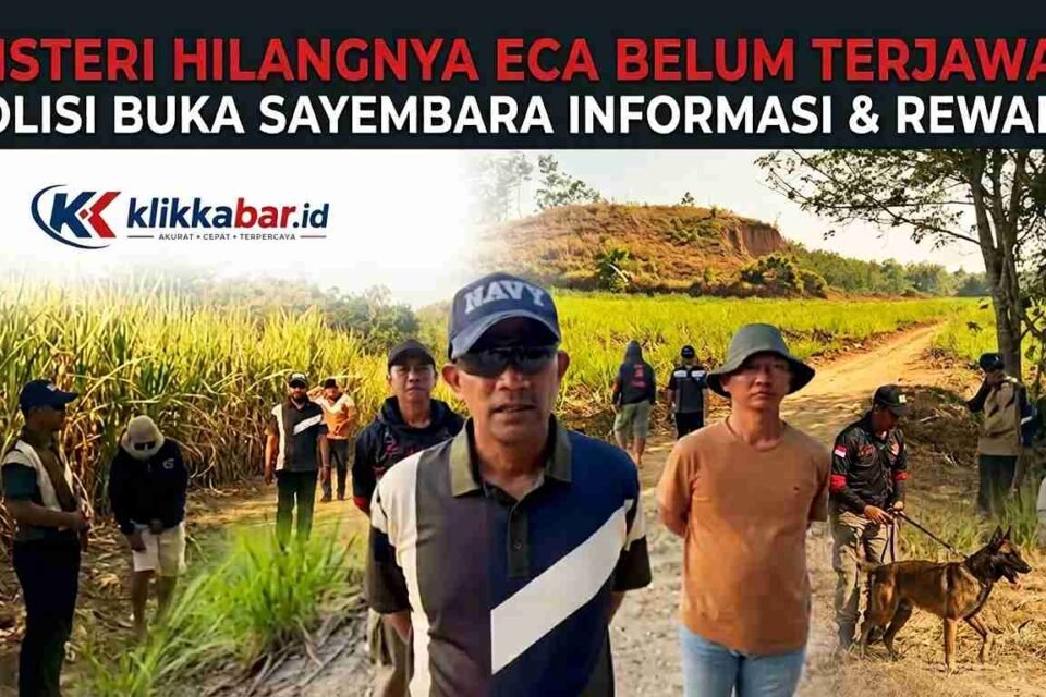 Misteri Hilangnya Eca Belum Terjawab, Polisi Buka Sayembara Informasi