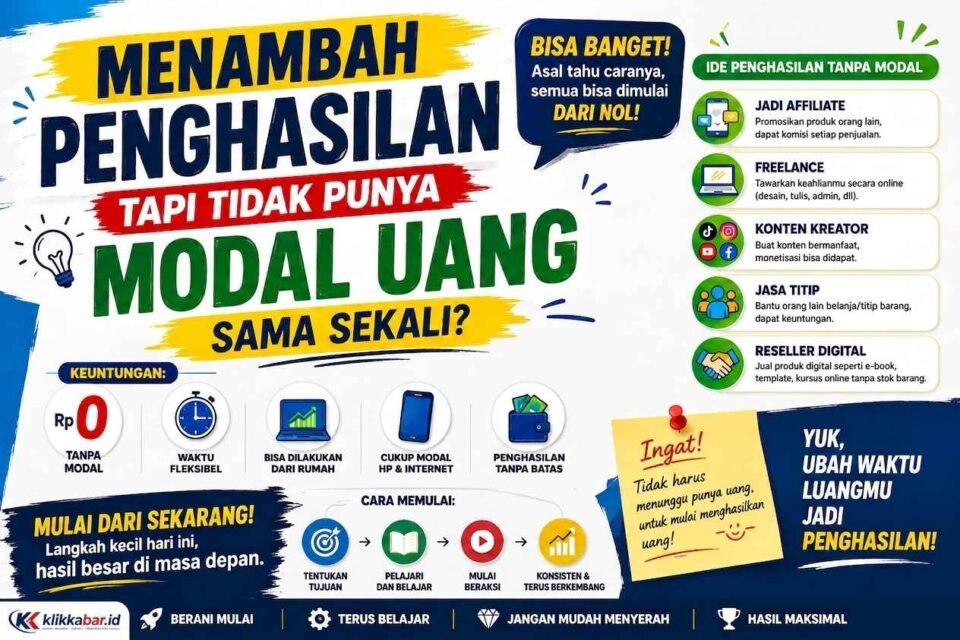 Tak Punya Modal? Ini Tips Menambah Penghasilan dengan Memanfaatkan Keterampilan